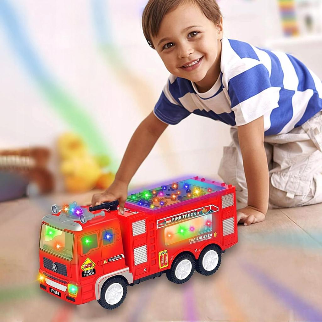 FIRE TRUCK FIRE DEPARTMENT Car CAR Driving Playing SOUNDS LIGHTS