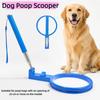 Foldable Dog Poop Scooper Long Handle Waste Cleaning Shovel New Dog Poop Catcher  Park Walks