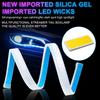 2PCS 12V Led Guide Headlight Strips Car Daytime Running Light 45cm Flow Turn Signal Strip DRL Ambient Light White Yellow