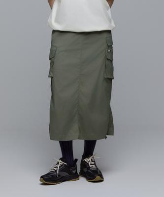 National Geographic N241Wsk970 Women'S Anas String Long Cargo Skirt Lichen Khaki