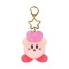 San-Ei Boeki Kirby Mini Mofu Mascot Keychain Friends Heart Throw - Mini Kirby Characters Appear As Fluffy Mascots with a Star-shaped Keyring.