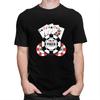 Custom Poker King T Shirts for Men Pure Cotton Tees Tshirts Short Sleeve Fashion Tshirt Clothing