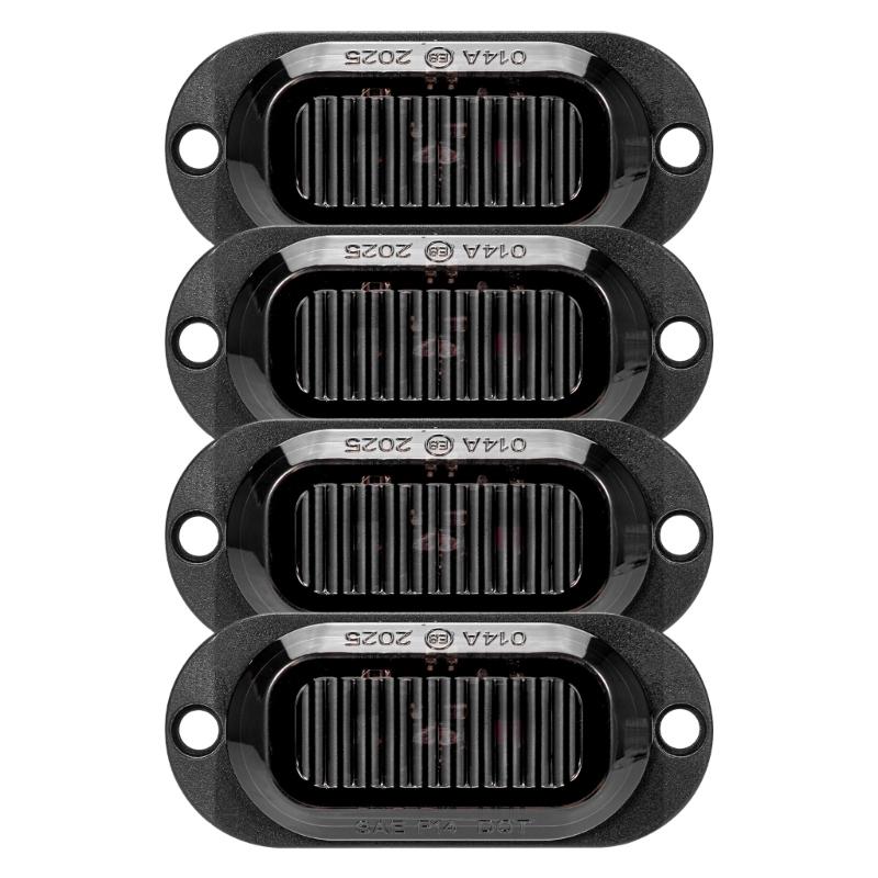 LKW Anhänger Seitenmarkierungsleuchte 2LED Linsentechnologie 12V-24V Weite Eingangsspannungen Wetterfest Straßenverkehrssichtbarkeitsverbesserer