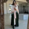 MQ100 Tie-dye Abaya Cloak: Summer European & American Trend Cardigan Dress