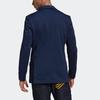 Adidas Colaborare Originals X Human Made Logo Brodat Inimă Culoare Solidă Croială Slim Fit Blazer Monopiept Bărbați Blazer Albastru Închis GR3715
