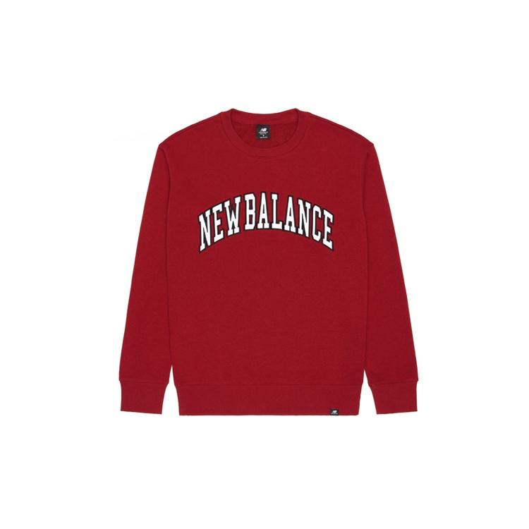 New Balance Men s New Balance Alphabet Printing Round Neck Casual Pullover Red MT03515-NCR L