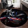 Clown villain Round Rug for Livingroom,Bedroom, Palyroom, Chair Rug, Area rug, Circle Carpet, Large Size Fan Christmas gift