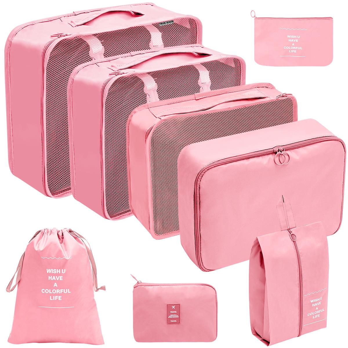 

Самый продаваемый дорожный набор для хранения вещей из 8 предметов: Для одежды, обуви, косметики, туалетных принадлежностей и организации багажа