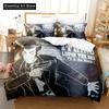 3D Print Lupin the Third Mine Fujiko Anime Bedding Set Boys Girls Twin Queen Full Size Duvet Cover Pillowcase Bed Adult Bedroom