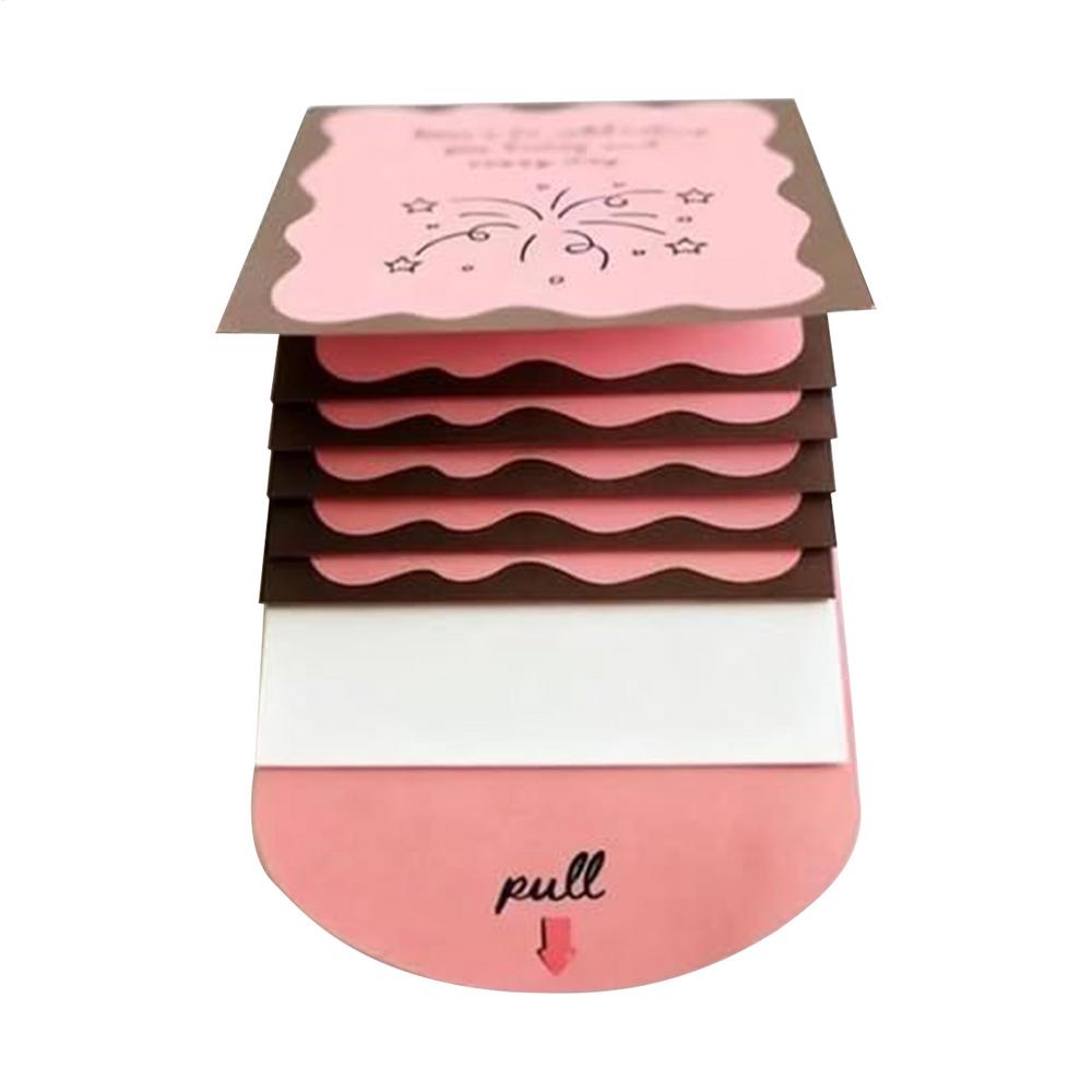 Christmas Card Holder Pull Out Decorative Booklet Waterfall Greeting Card Display for Holiday Birthday School Party Supplies