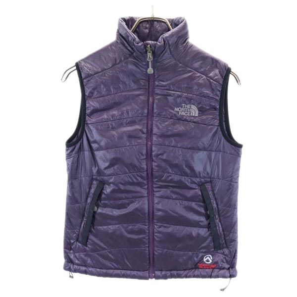 The North Face NYW17801 Logo Embroidery Batting Vest S Purple Outdoors Women Used