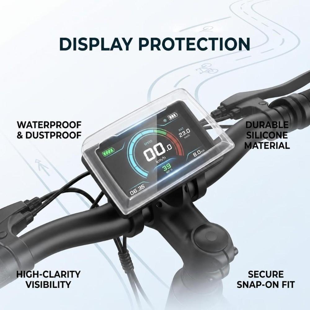 Soft Electric Bike Speedometer Cover for SW900 LCD Display Electric Bike Riding