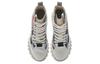 Li Ning High top Skateboard Shoes Women's Black Gray AGCR270-2