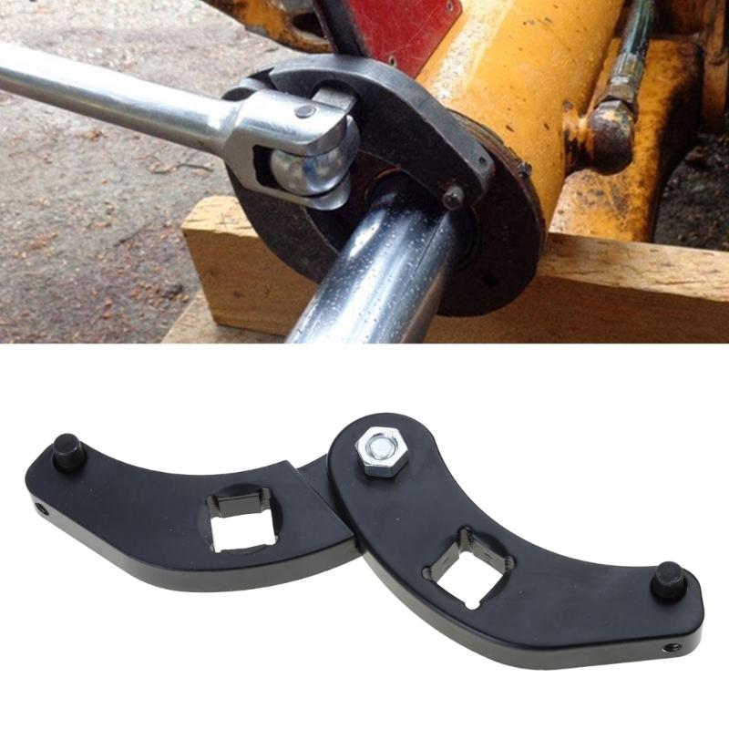 Adjustable Gland Nut Hand Wrench Tool 7463 Small Universal Gland Nut Spanner Set for Hydraulic Cylinders Most Farm Uses