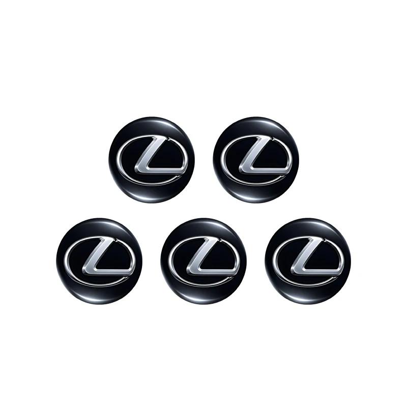 YVLX7 Car Remote Key Emblem Sticker Aluminum Keys Decoration Decal For Lexus F SPORT ES RX NX LS UX LM LX GX LC RZ IS CT GS RC HS SC