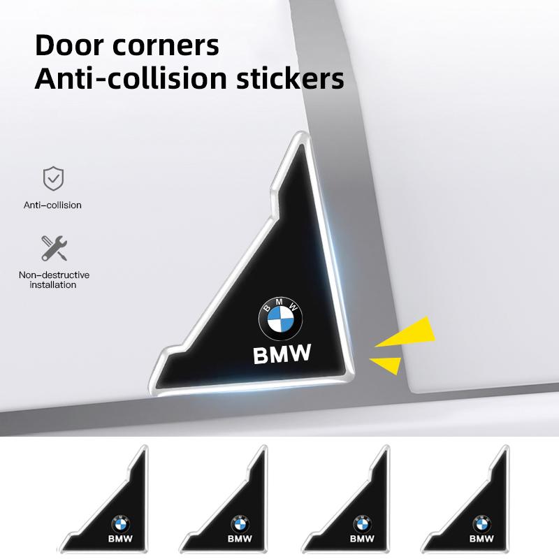 2pcs Car Door Corner Silicone Anti-Scratch Anti-bump Protection Sticker for BMW E46 E60 E70 E39 Performance F30 F40 F10 E90 F20 DA1
