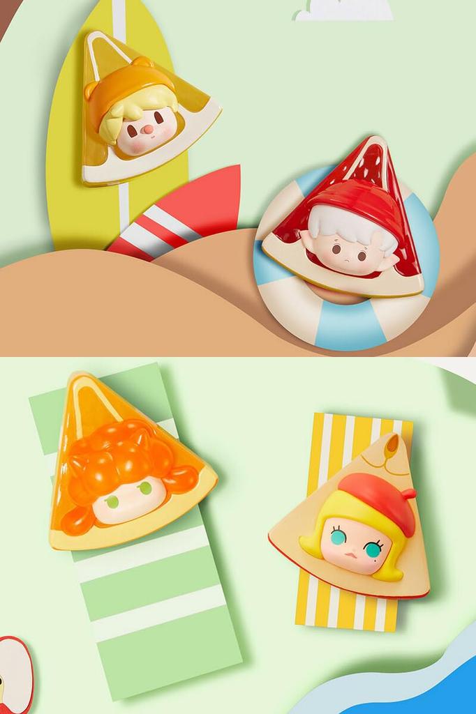 POP MART POP BEAN Fruit Platter Series Random Design Collectible Character Cute Set of 11 Pieces, Figures, Goods, Toys, Gifts, (11 Pieces)