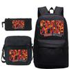 "¡VAMOS ESPAÑA" Spain Themed 3Pc Backpack Set Boy Girl Student Fashion Mini Crossbody Bag and Pencil Case Suit Unisex Mochilas