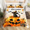 Happy Halloween Duvet Covers Queen King Size Lightweight Quilt Cover With 2 Pillowcases Horror Themed Bedding Sets No Comforter