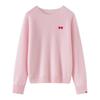 Women's 100% Pure Cashmere Knit Long Sleeve Sweater - Soft & Loose Fit for Autumn and Winter.