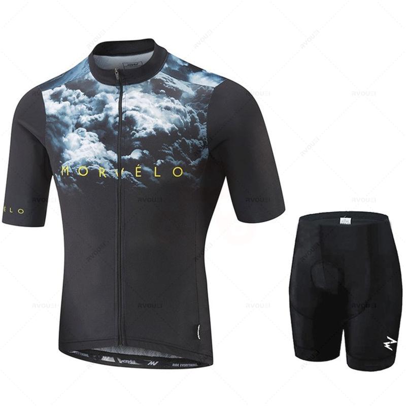 2026 Morvelo Sommer Pro Herren Radtrikot Anzug Mountainbike Triathlon Schnelltrocknend Atmungsaktiv Fahrradbekleidung Ropa Ciclismo