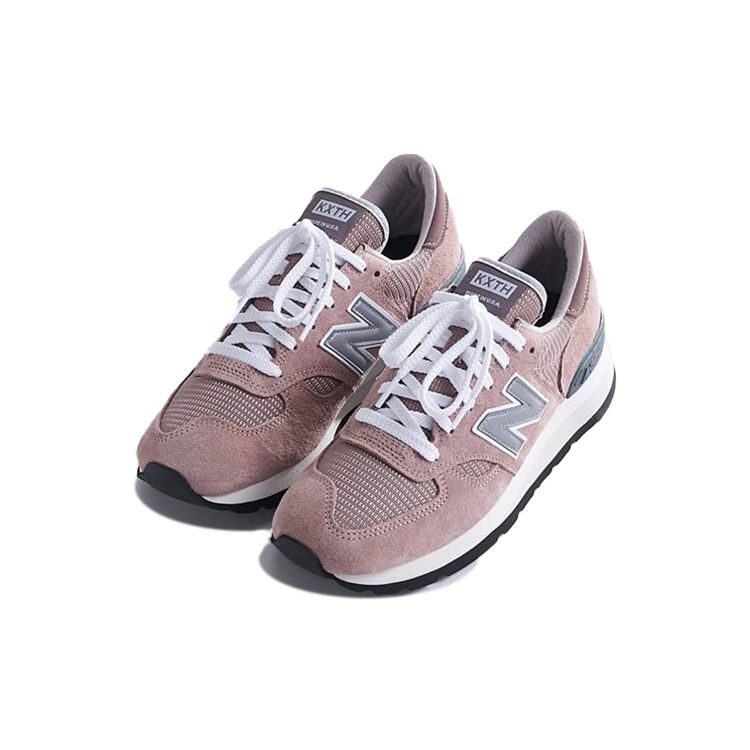 Kith X New Balance 990v1 Made In USA Dusty Rose Unisex Sneakers Pink Mauve M990KT1