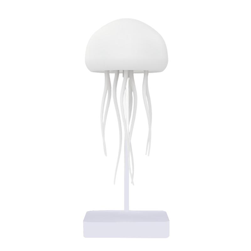 3D Movable Jellyfish Lamp USB Smart Voice Control Dimmable Color-Changing Creative Night Light Ocean Anime Light Sign Ornaments