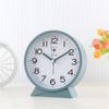 Quiet Movement Kids Alarm Clock with Arabic Numerals Modern Minimalists Battery Operated Table Clock for Student Gift