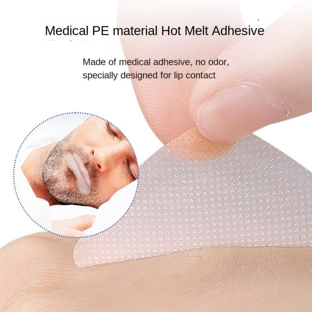 90pcs Transparent Sleep Strip Anti-snoring Mouth Stickers New Mouth Tape  for Adults Kids