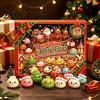 Stocking Stuffers for 24 Days Squeezy Advent Toy Children Christmas Calendar 2026 Dumpling Toys Countdown Plush Calendar Decor Jumbo