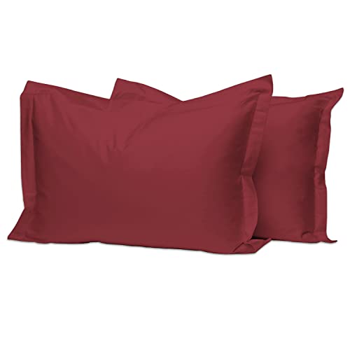 

Pizuna 100% Cotton Luxury Pillowcases, Set of 2 - Natural Cotton, 400 Thread Count, Hotel Quality, Long Staple Sateen Weave, Breathable, Machine Washa