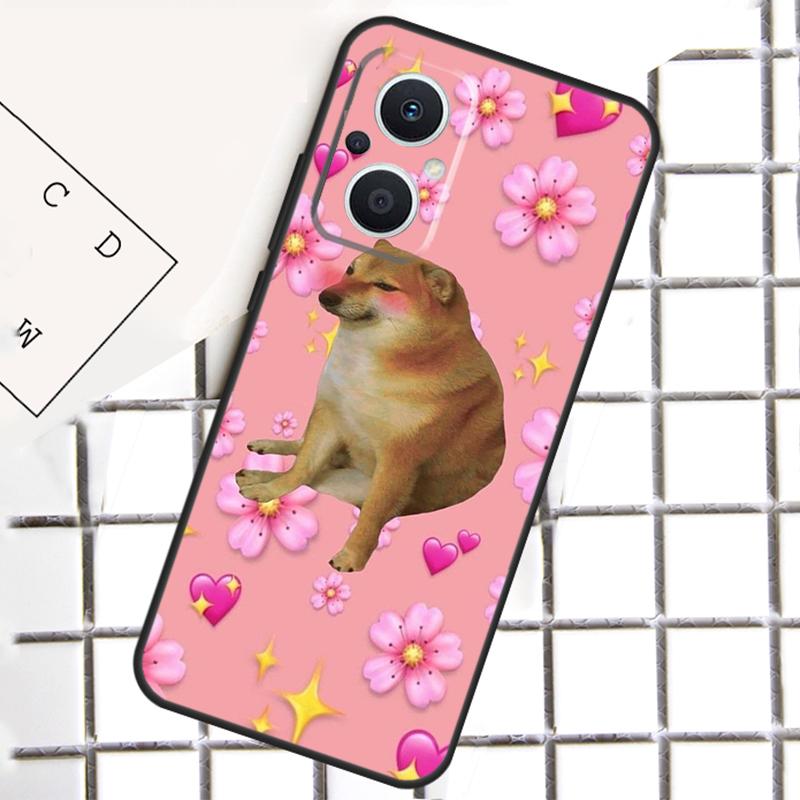 Funny Cheems Doge Phone Case For OPPO Reno 13F 13 12 11 14 F 10 Pro 8T 7 8 Lite OPPO Find X9 X6 X5 X8 Pro Cover