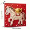 The Golden On The Horseback Full 5D DIY Pearl Gem Art Diamond Painting Kits for Adults/Beginners Gift Idea Home Decor 15.7x15.7in