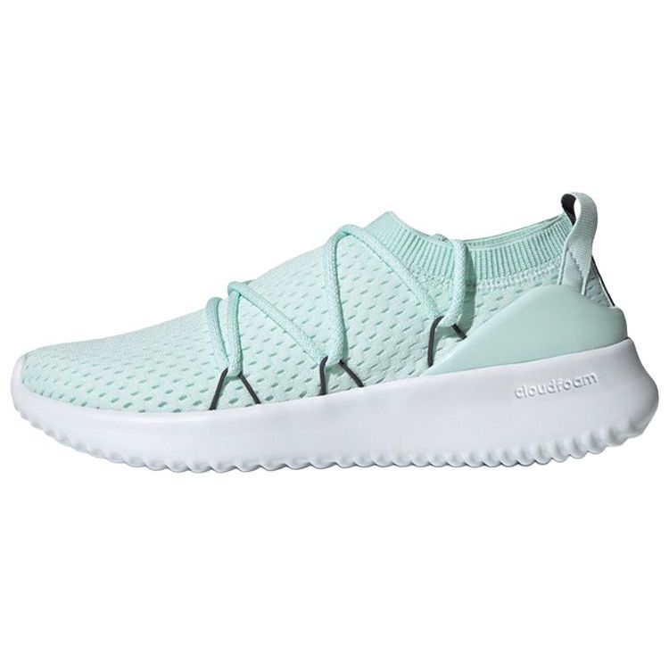 Adidas Neo Ultimafusion Comfortable Simple Shock Absorption Low Top Casual Shoes Women Casual Shoes Light-Green White F34517