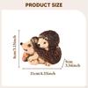 Hedgehog Figurine Animal Sculpture Small Creative Desktop Ornament Garden Accessories for Fireplace