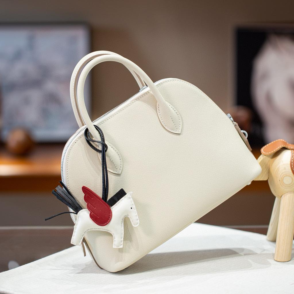 25cm Ep Handheld Leder Schutzhülle für Bälle Hochwertiges Echtleder Achseltasche Tragbare Einzel-Schulter-Handtasche Damen