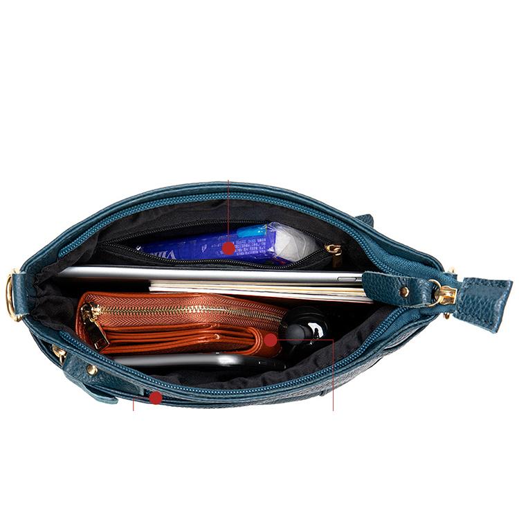 Značkový design Luxusní dámská kabelka Bucket Messenger Bag Originální kožená taška přes rameno Velká kapacita Dámská Jednobarevná kabelka