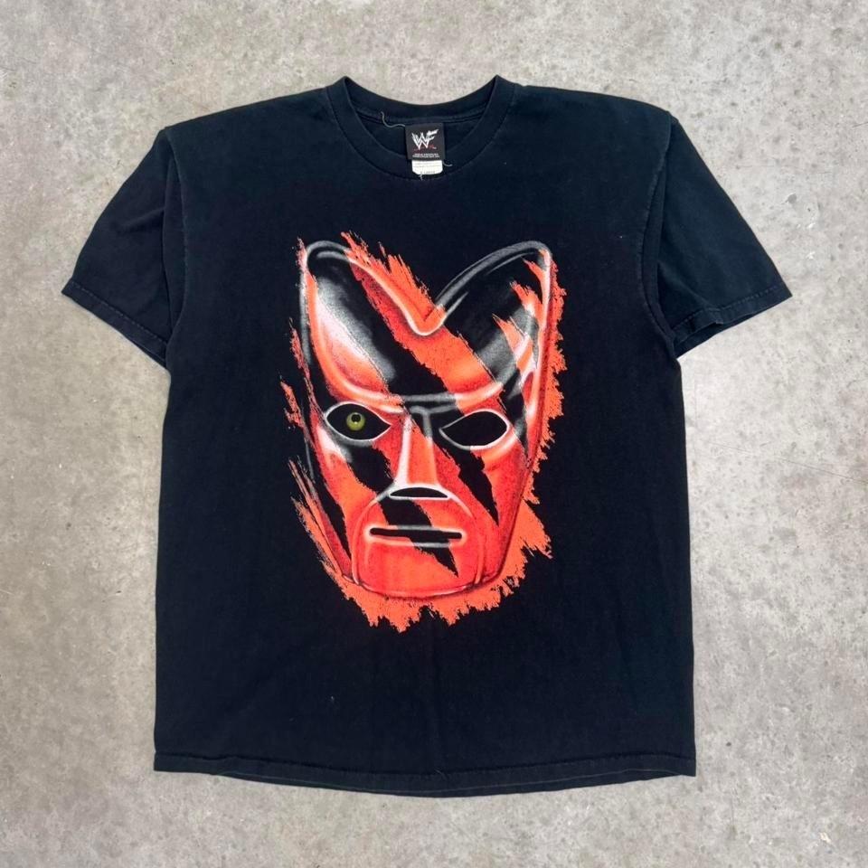 Vintage 1999 WWF Kane Tortured Soul Wrestling Black Mens XL Unisex T-Shirt XXXXL