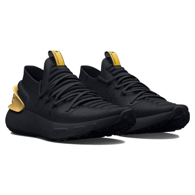 Under Armour HOVR Phantom 3 Metallic - Nero Oro Scarpe da Ginnastica da Uomo Oro Metallizzato 3025520-003