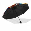 1pc Dragon Ball Z Goku's Epic Battle with Shenron Pattern Automatic 3-Fold Umbrella, 8 Iron Frames, High-Value Folding Umbrella, Suitable for Office,