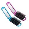 Uxcell Mini Compact Travel Hair Foldable Hair Pocket with Makeup Compact Massage Comb for for and Everyday 2-Pack Brush, Brush, Size, Mirror, Bags,