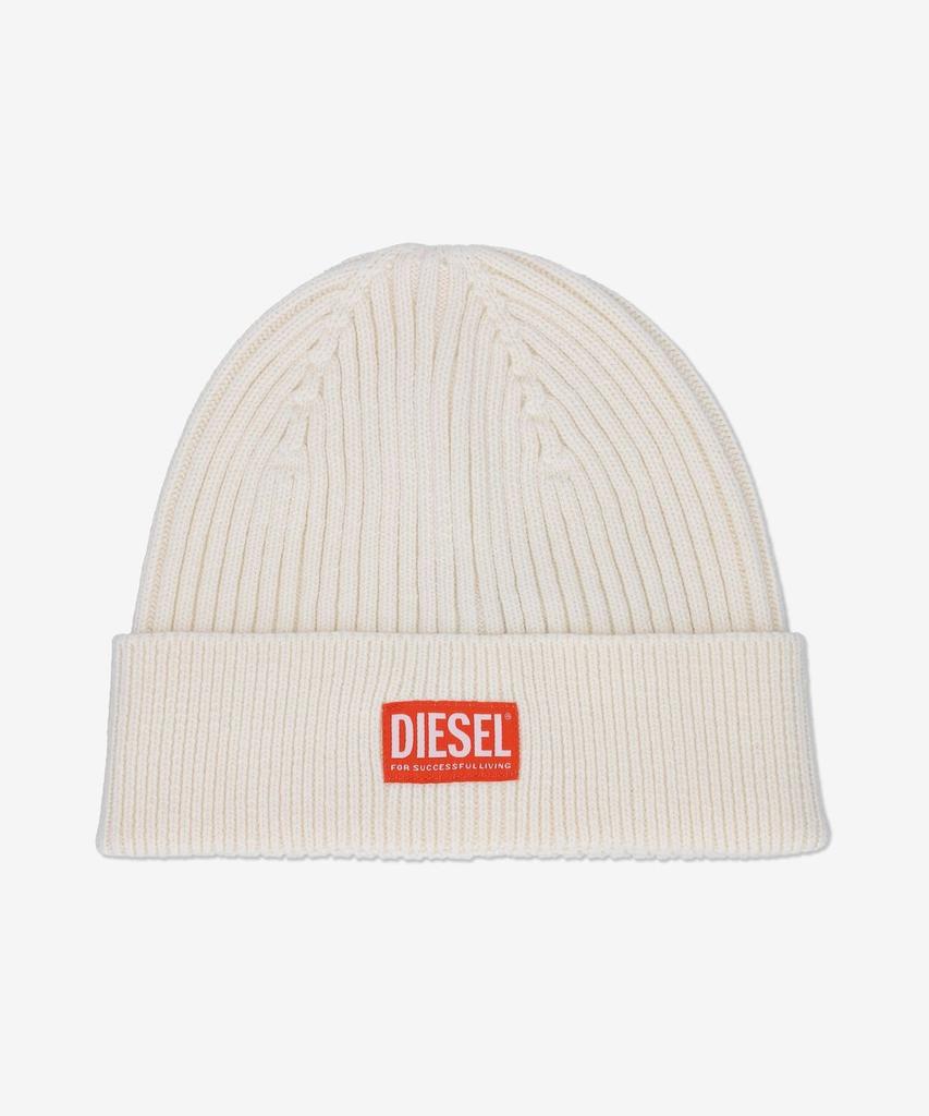DIESEL K Coder H 2X2 Beanie - Off-White / A095040Daob1Ab