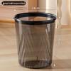 Transparent Black Waste Bin Set