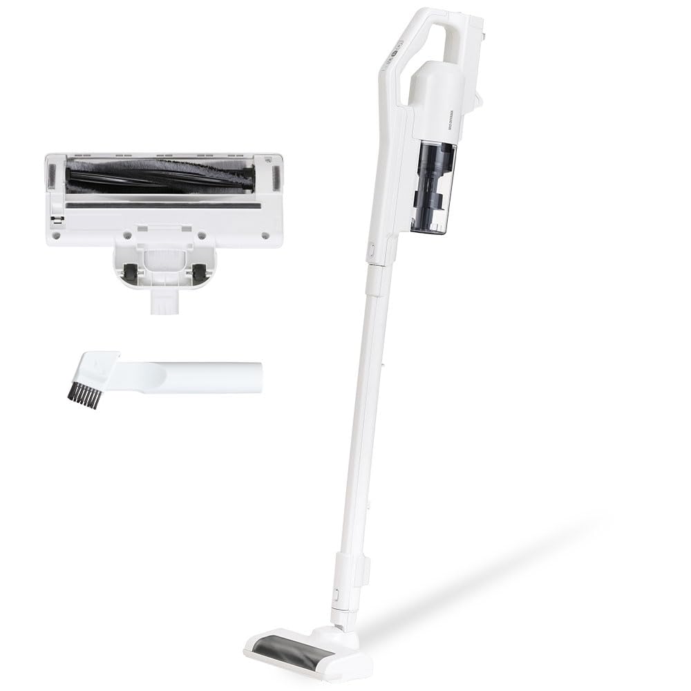 Iris Ohyama Cordless Cyclone Stick Vacuum Cleaner, Handy, Easy to Clean, SCD-183P-W, White