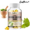 Coolkin Ginkgo Biloba Pur 1800mg Capsulă Vegetală cu Putere Maximă 120 Bucăți - Suport Zilnic pentru Memorie și Cogniție, Fără Gluten, Fără OMG