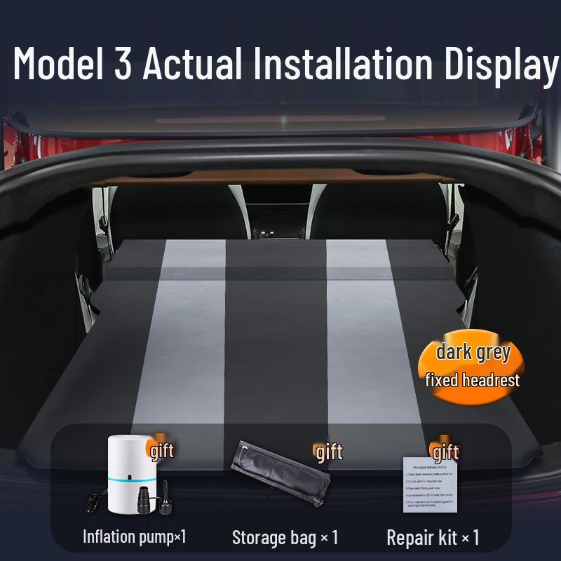 Suitable Air Mattress for Tesla Model 3: Rear Seat Sleeping Pad for Trunk Camping