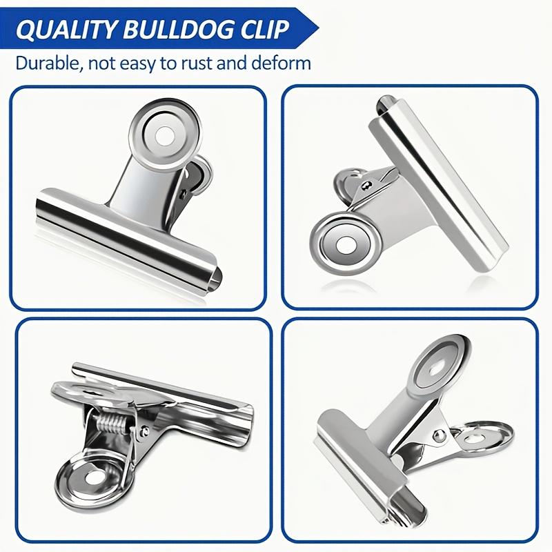 18pcs Large Clips, 6.1 cm White Clips, Suitable for Organizing Office Documents And School Financial Receipts