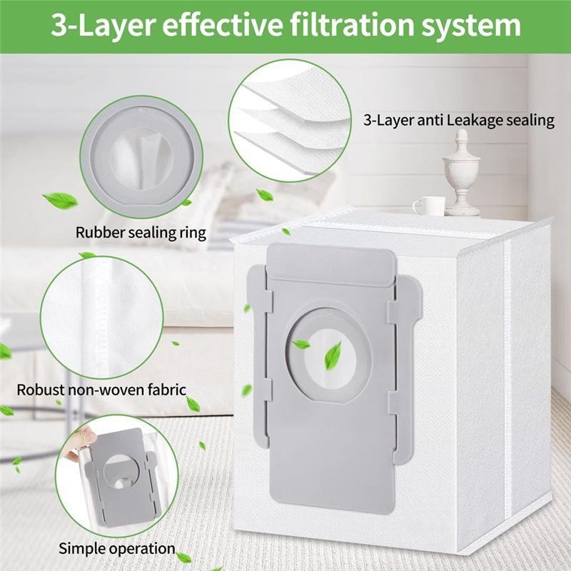 A20F-Vacuum Cleaner Bags For Irobot Roomba I7/I7+ I7 Plus/I3+/I3 Plus /I4+/I6+/ I6 Plus /I8 18+/J7 J7+/S9, S9+ S9 Plus