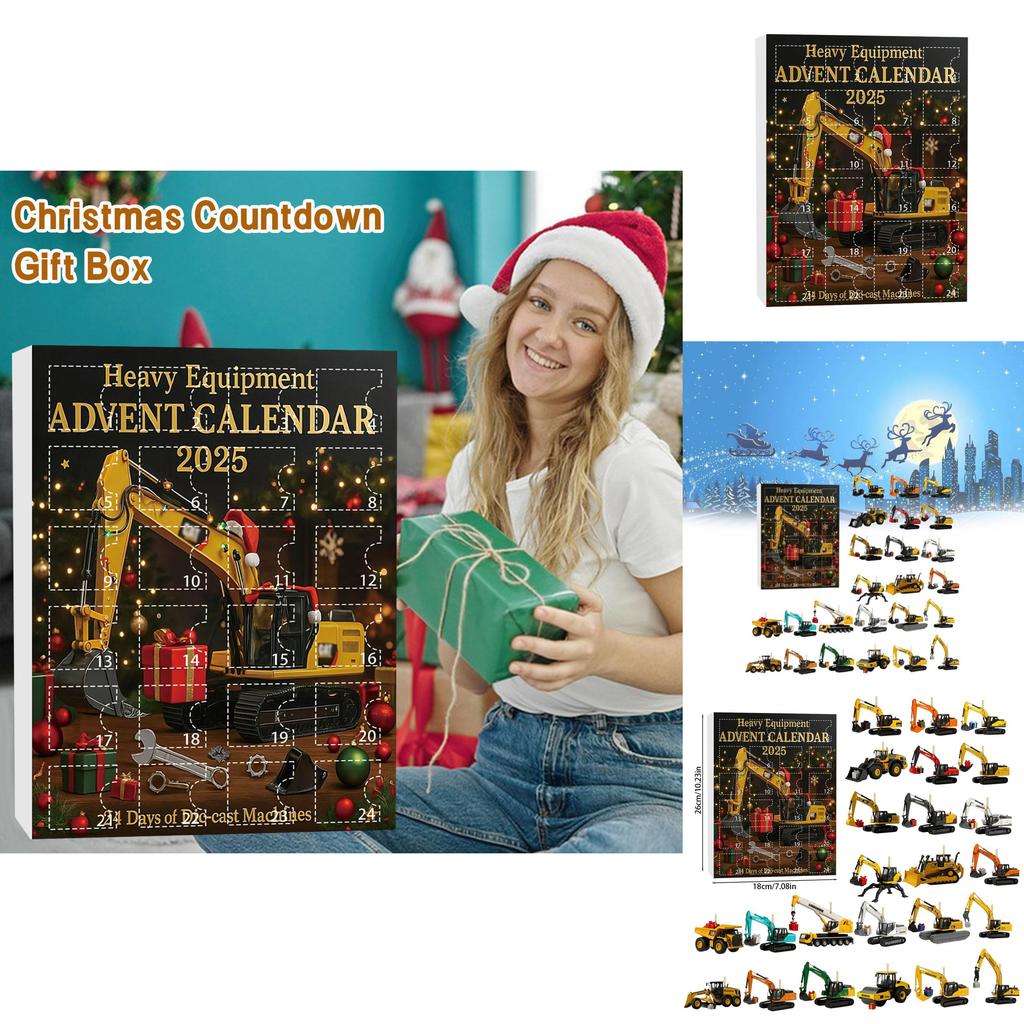 Weihnachts-Countdown Blind Box Kreativer Auto-Acrylanhänger Geschenk für Freunde und Familie