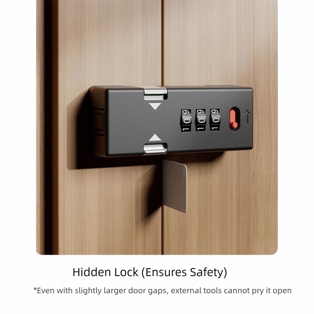 Zinc Alloy Door Bolt Lock Enhanced Security Security Lock Cabinet Password Lock  Home Security